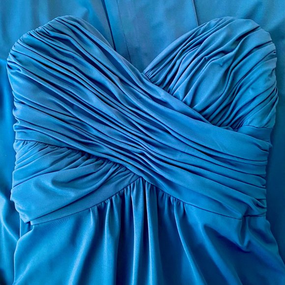 Dessy Collection Sweetheart Strapless Dress - Picture 3 of 6